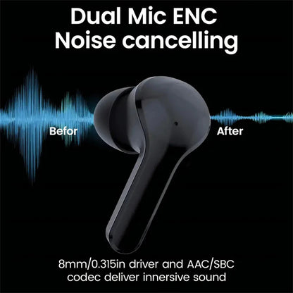 T2 Wireless Bluetooth Earphones with Transparent Design, Hi-Fi Sound, LED Power Display, and Stereo Audio for Mobile Devices