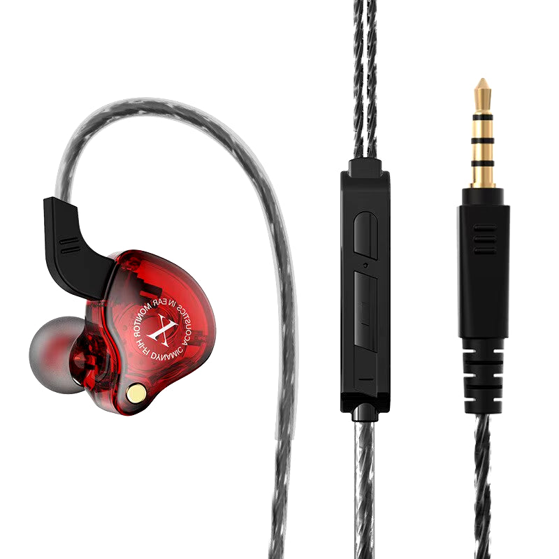 X2 In-Ear Sports Ear Wrap HIFI Heavy Bass Wired Mobile Phone Music Headphones Super Clear Sound Quality Gaming Headphones
